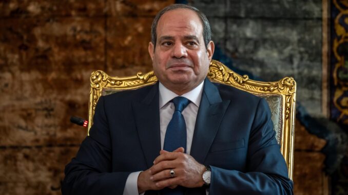 Imagen de archivo del presidente de Egipto, Abdelfatah al Sisi. EFE/EPA/Michael Kappeler / POOL
