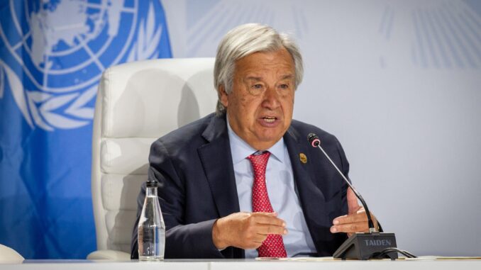 El secretario general de la ONU, António Guterres, en una fotografía de archivo. EFE/Yeshiel Pancha
