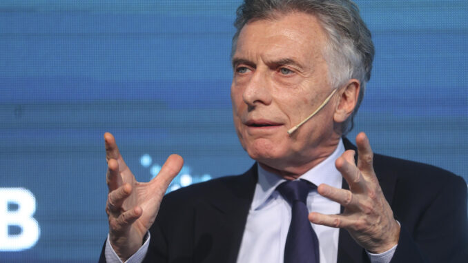 imagen de archivo, Mauricio Macri, expresidente de Argentina. EFE/ Juan Ignacio Roncoroni
