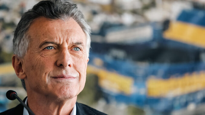 Fotografía de archivo del expresidente argentino Mauricio Macri (2015-2019). EFE/ Juan Ignacio Roncoroni
