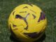 LaLiga presentó este lunes "Orbita Yellow Ball", el nuevo balón "de alta visibilidad" diseñado junto a la marca deportiva Puma para los partidos que se disputarán a partir de la jornada del 20 de noviembre y hasta el 27 de abril de 2024 de LaLiga EA Sports y LaLiga Hypermotion.EFE/LaLiga EA Sports