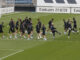 Entrenamiento del Real Madrid este martes en la Ciudad Deportiva del club en Valdebebas (Madrid). EFE/ J.J. Guillén