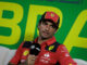 El piloto de Ferrari, Carlos Sainz Jr habla durante una rueda de prensa hoy, en el Autódromo de Interlagos, en Sao Paulo (Brasil). El próximo domingo se celebrará el Gran Premio de Brasil de Fórmula Uno en la ciudad de Sao Paulo. EFE/ Isaac Fontana