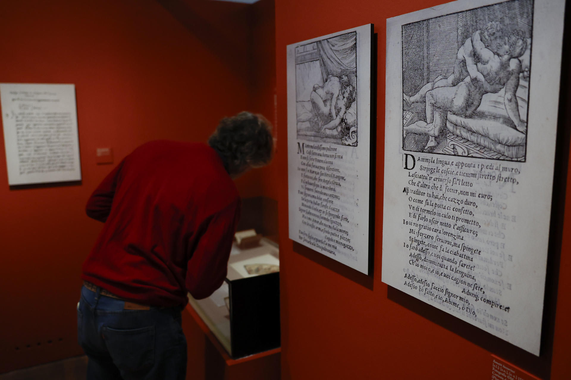 Vista de la exposición ‘Malos libros: la censura en la España moderna', que ha sido presentada a los medios este jueves en la Biblioteca Nacional. EFE/Juan Carlos Hidalgo
