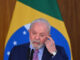 El presidente de Brasil, Luiz Inácio Lula da Silva, fue registrado este miércoles, 1 de noviembre, durante una rueda de prensa, en el Palácio de Planalto, en BrasiIia (Brasil), donde anunció que las Fuerzas Armadas reforzarán la seguridad en algunos puertos y aeropuertos, a fin de endurecer el combate al crimen organizado. EFE/Andre Borges