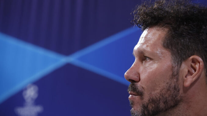 Simeone, en una imagen de este lunes. EFE/ Juan Carlos Hidalgo
