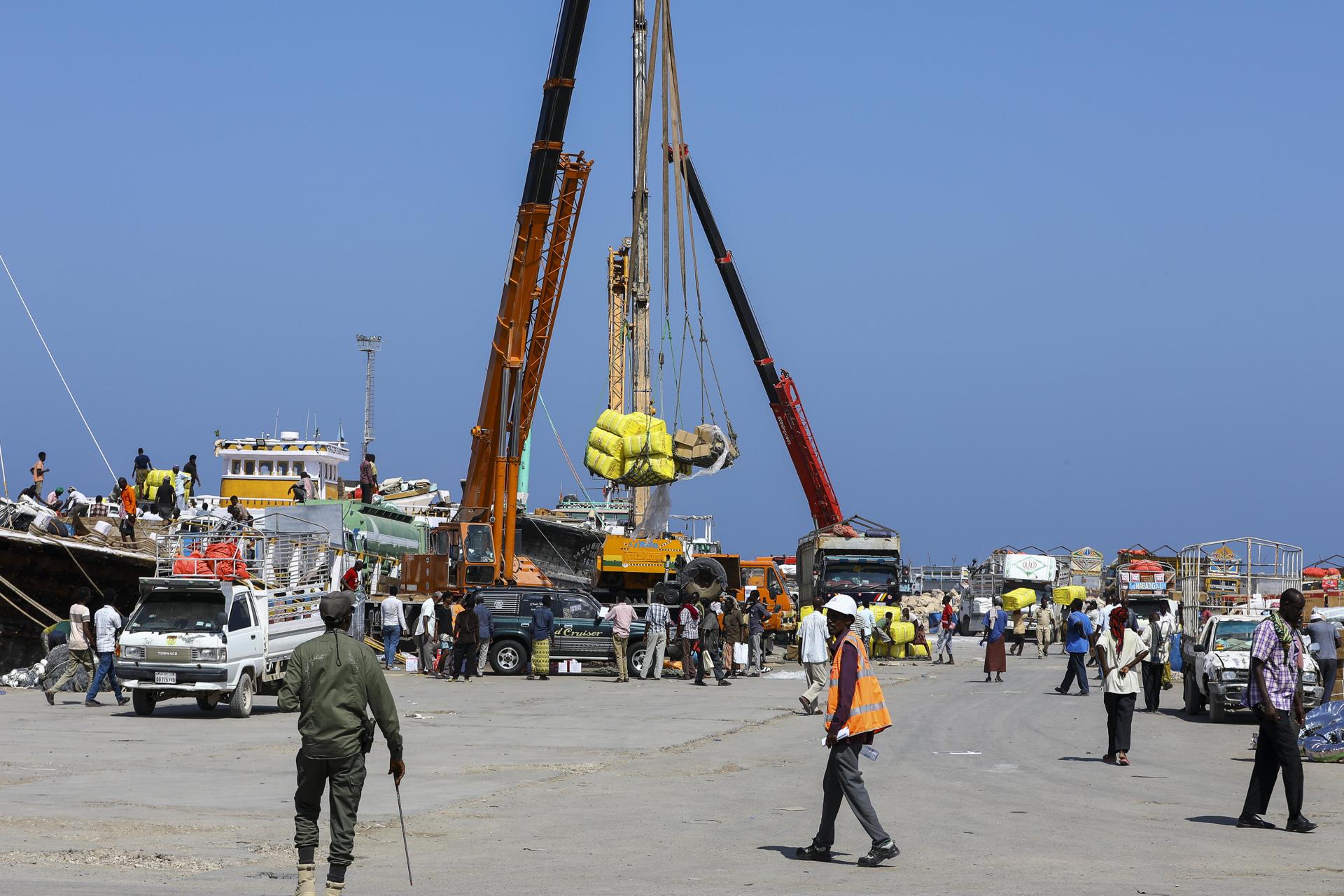 El Puerto de Bosaso en la región de Puntland,en Somalia. EFE/EPA/Daniel Irungu
