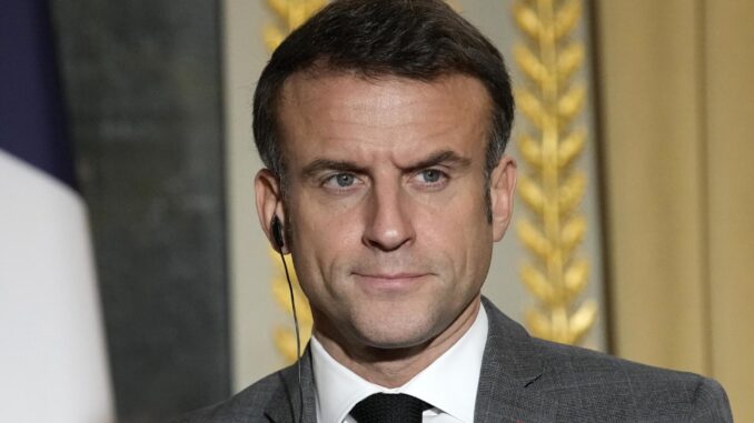 Imagen de Archivo del presidente francés, Emmanuel Macron.
 EFE/EPA/Christophe Ena / POOL MAXPPP OUT
