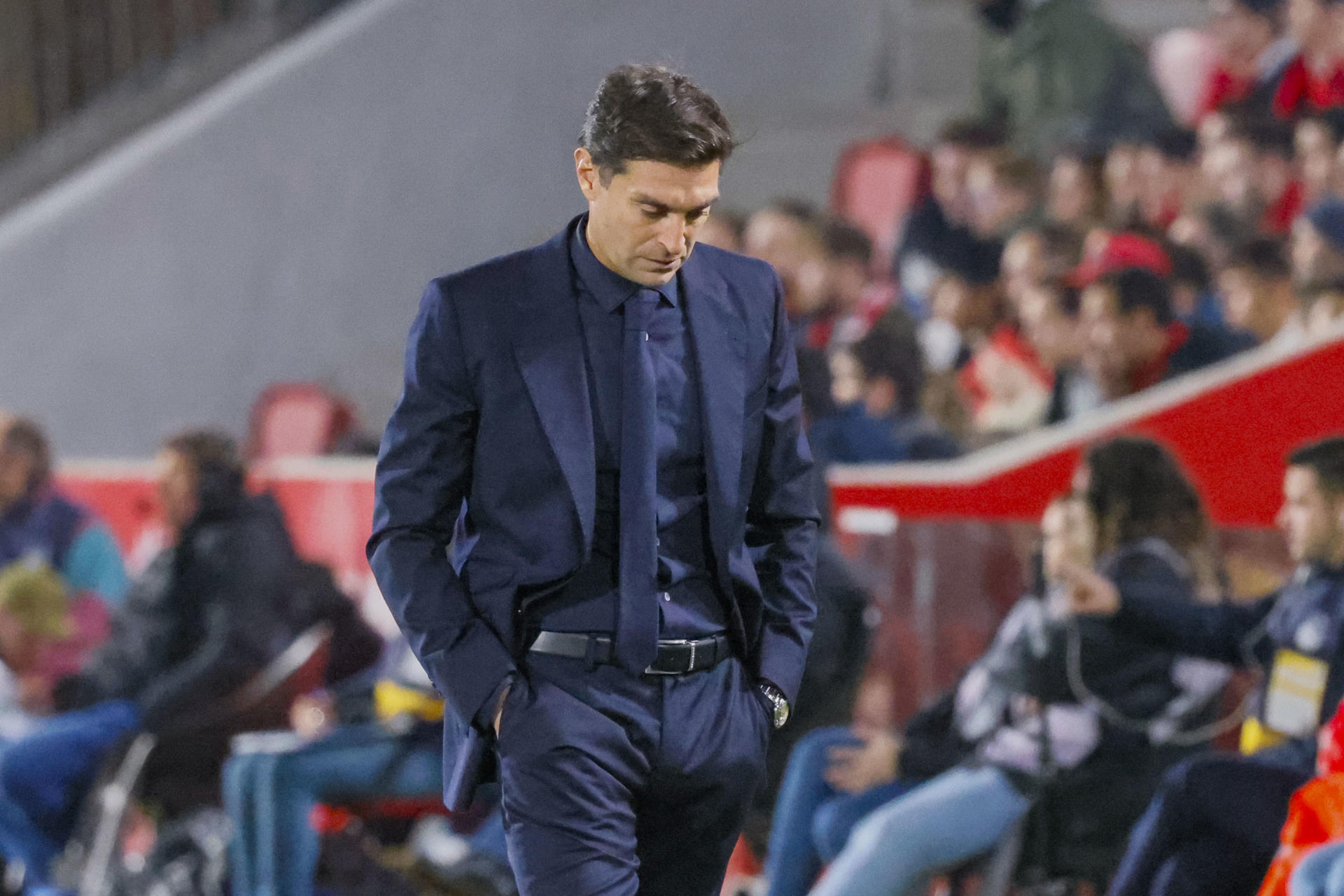 El entrenador del Sevilla, el uruguayo Diego Alonso, en una foto de archivo. EFE/CATI CLADERA.
