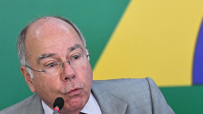 El ministro de Relaciones Exteriores de Brasil, Mauro Vieira, en una fotografía de archivo. EFE/Andre Borges
