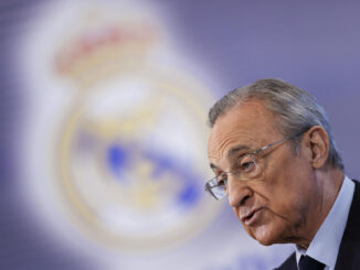 El presidente del Real Madrid, Florentino Pérez, en una foto de archivo. EFE/Mariscal