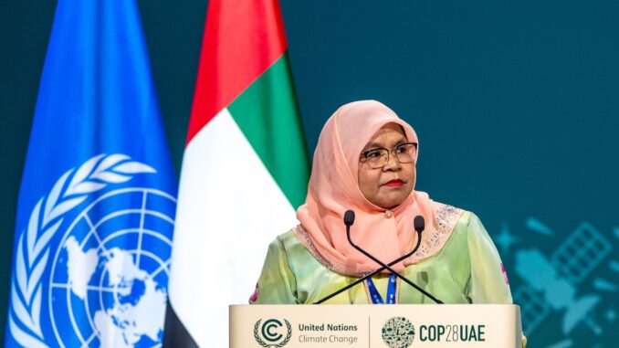 La directora ejecutiva del programa de Naciones Unidas para la vivienda (UN-Habitat), Maimunah Mohd Sharif. EFE/EPA/MARTIN DIVISEK
