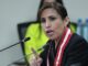 La fiscal general de Perú, Patricia Benavides habla ante la Comisión de Fiscalización del Congreso peruano hoy, en Lima (Perú). EFE/ Paolo Aguilar