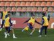 Koke golpea el balón durante el entrenamiento. EFE/ Rodrigo Jiménez