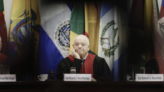 El presidente de la CorteIDH, Ricardo Pérez Manrique, en una fotografía de archivo. EFE/ Jeffrey Arguedas
