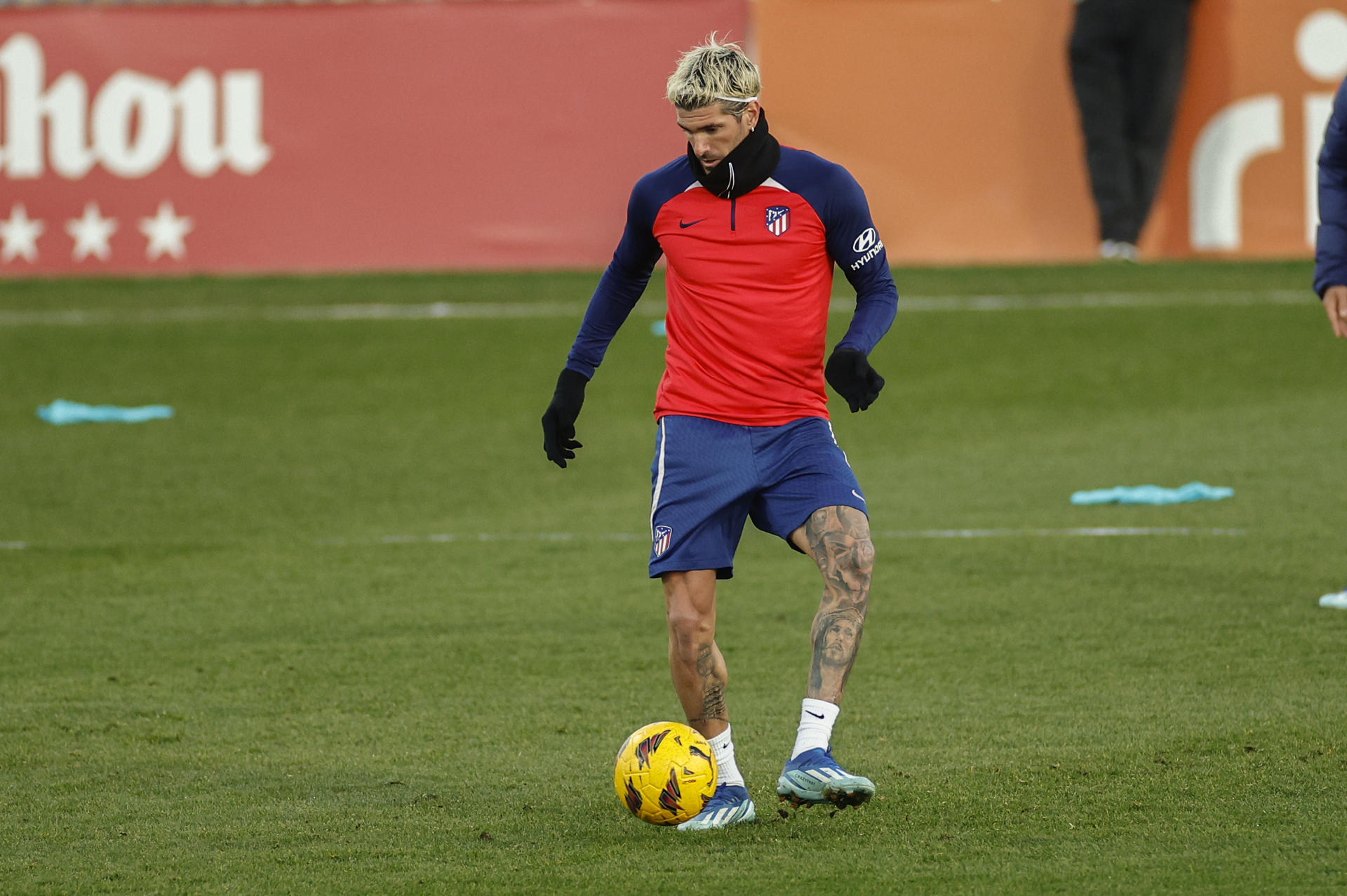 Rodrigo De Paul, en el entrenamiento. EFE/ Rodrigo Jiménez
