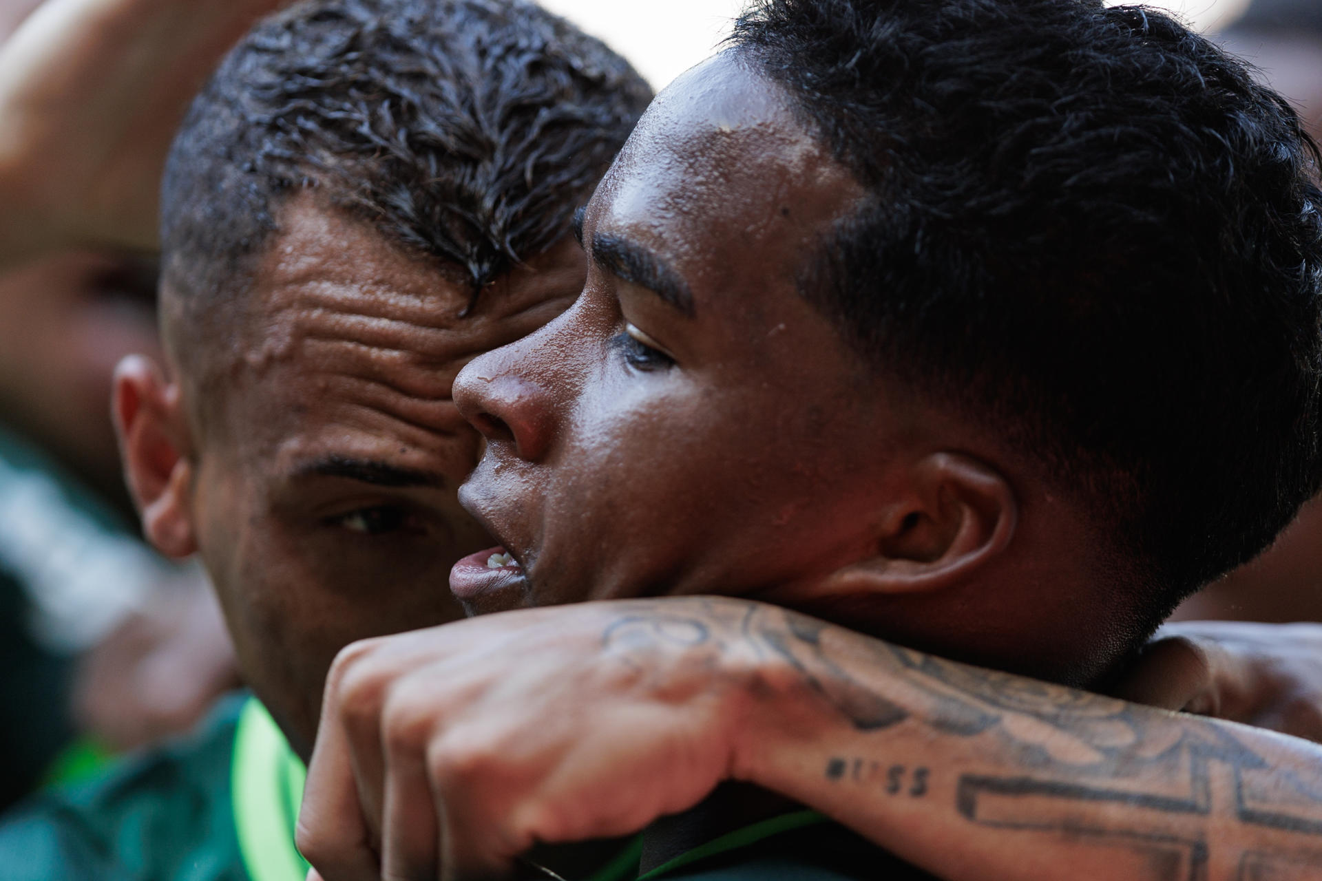 El jugador del Palmeiras Endrick durante el partido válido por la penúltima jornada de la serie A del campeonato brasileño entre el Palmeiras y el Fluminense, hoy en el Allianz Parque de São Paulo (Brasil). EFE/ Isaac Fontana
