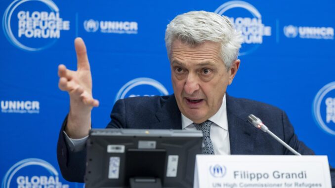Filippo Grandi, alto comisionado de la ONU para los refugiados. EFE/EPA/MARTIAL TREZZINI
