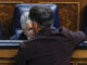 Imagen de archivo del portavoz de ERC en el Congreso, Gabriel Rufián, conversando con el ministro del Interior, Fernando Grande-Marlaska. EFE/J.J. Guillén