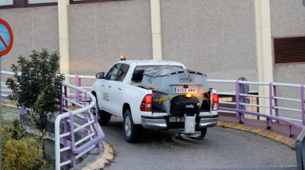 LYMA distribuye 20.000 kilos de sal por Getafe para las heladas