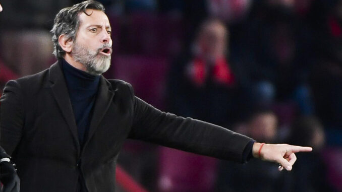 El técnico del Sevilla, Quique Sánchez Flores. EFE/Miguel Ángel Molina
