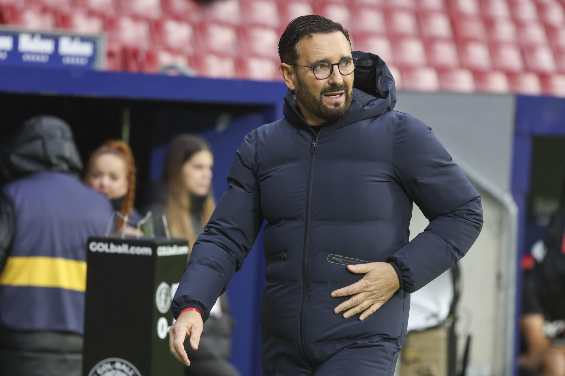 El entrenador del Getafe, José Bordalás. EFE/ Kiko Huesca
