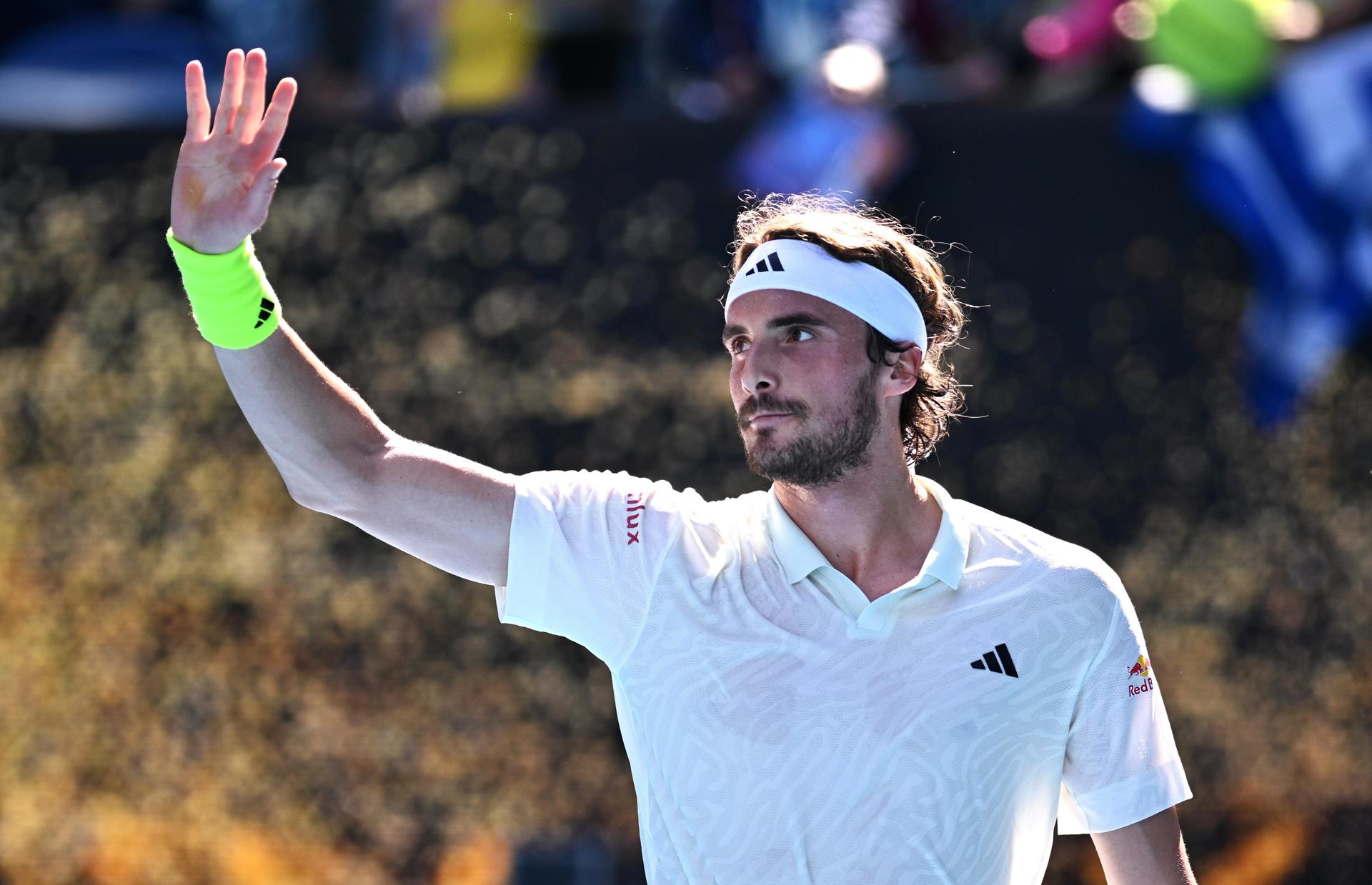 Stefanos Tsitsipas. EFE/EPA/JOEL CARRETT
