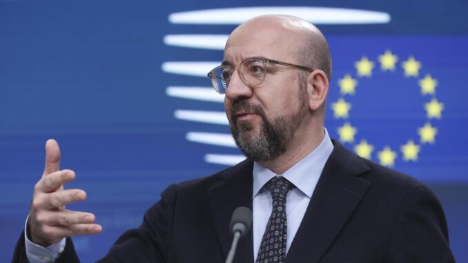 Imagen de archivo del actual presidente del Consejo Europeo, Charles Michel. EFE/EPA/OLIVIER HOSLET
