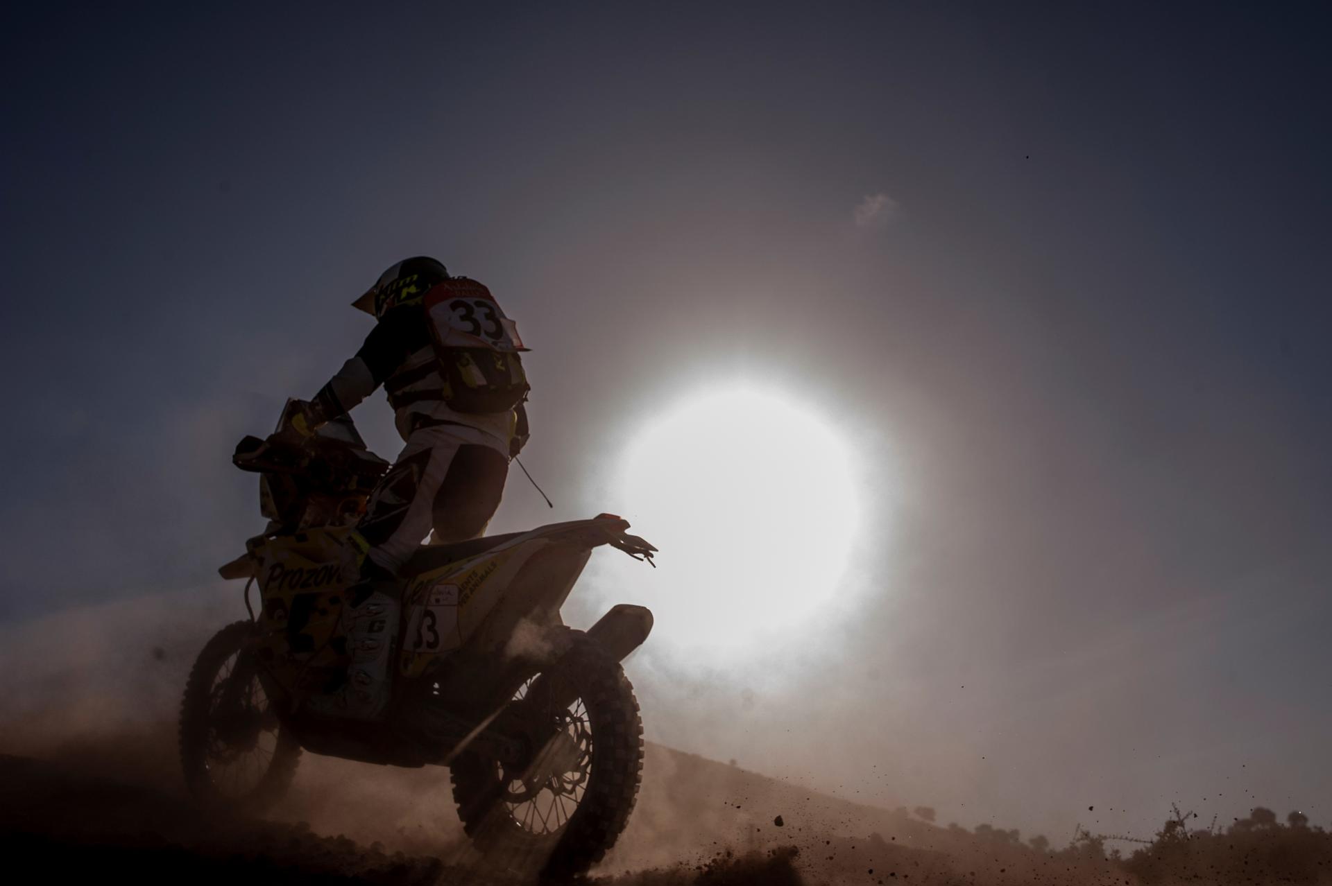 El piloto catalán Carles Falcon, fallecido este lunes 15 enero por heridas en un accidente sufrido hace días en el Rally Dakar, en una imagen de Archivo. EFE/ Brais Lorenzo/ARCHIVO
