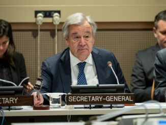 Fotografía cedida por la ONU donde aparece su secretario general, António Guterres, SOLO USO EDITORIAL/ SOLO DISPONIBLE PARA ILUSTRAR LA NOTICIA QUE ACOMPAÑA (CRÉDITO OBLIGATORIO)