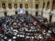 Fotografía cedida por la Cámara de Diputados durante la sesión en el Congreso de hoy, en Buenos Aires (Argentina). EFE/Cámara de Diputados