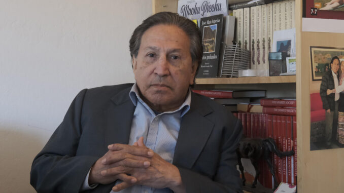 Fotografía de archivo del expresidente peruano Alejandro Toledo. EFE/ Guillermo Azábal
