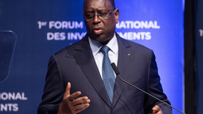 El presidente de Senegal, Macky Sall, en una fotografía de archivo. EFE/EPA/JEROME FAVRE
