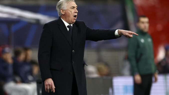 Carlo Ancelotti, técnico italiano del Real Madrid. EFE/EPA/FILIP SINGER
