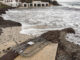 Estado en el que se encuentra este miércoles la Cala Es Murtar, en el litoral de Maó, Menorca. EFE/David Arquimbau Sintes