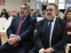 El presidente de la ONCE Miguel Carballeda, y el Secretario de Estado para el Deporte José Manuel Rodríguez Uribes, durante el Media Day del equipo Paralímpico Español París 2024, en Madrid.-EFE/ Zipi Aragón