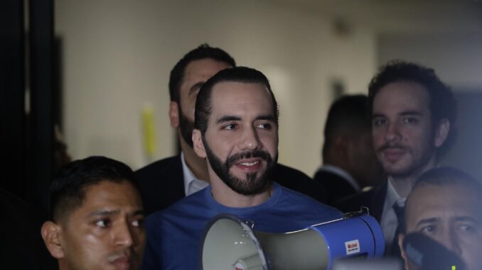 Imagen de archivo del actual presidente de El Salvador, Nayib Bukele. EFE/ Rodrigo Sura
