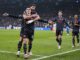 El jugador del Manchetser City Phil Foden celebra el tercer gol durante el partido de ida de octavos de final que han jugado FC Copenhagen y Manchester City, en Copenhague, Dinamarca. EFE/EPA/Mads Claus Rasmussen