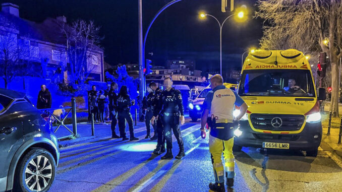 Un hombre de 80 años ha resultado herido grave al ser atropellado en la Avenida de la Hispanidad de la localidad madrileña de Fuenlabrada. EFE/Comunidad de Madrid 
*SÓLO USO EDITORIAL, PERMITIDO SU USO SÓLO EN RELACIÓN A LA INFORMACIÓN QUE APARECE EN EL PIE DE FOTO*
