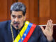 El presidente de Venezuela, Nicolás Maduro, pronuncia un discurso hoy, al inicio del año judicial en la sede del Tribunal Supremo de Justicia (TSJ), en Caracas (Venezuela). EFE/Miguel Gutiérrez