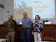 El director de la Estación Biológica de Doñana, Eloy Revilla; del equipo de seguimiento de la EBD, Rocío Fernández Zamudio, y el vicedirector de la ICTS, Javier Bustamente, momentos antes de la rueda de prensa donde han dicho que el espacio natural de Doñana registró en 2023 sus peores cifras en cuanto al número de aves invernantes y al incremento de la temperatura media, casi un grado con respecto a 1990, mientras se ha constatado la desaparición de los humedales de carácter permamente. EFE/Jorge Molina