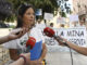 Fotografía de archivo de la portavoz de la Plataforma contra la Mina a Cielo Abierto en el Nordeste Segoviano, Marisa Moro. EFE/ Pablo Martin