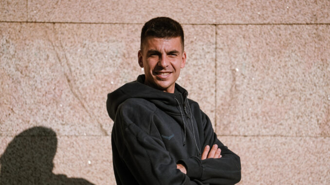 Imagen del atleta español Yago Rojo. EFE/ Martín Pérez
