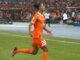 El delantero de Costa de Marfil Sebastien Haller celebra el 1-0 durante la segunda semifinal de la Copa de África en Abidjan, Costa de Marfil. EFE/EPA/LEGNAN KOULA