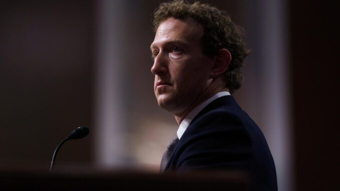 Imagen de archivo del director ejecutivo de Meta, Mark Zuckerberg. EFE/EPA/WILL OLIVER
