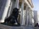 Imagen de archivo de la escalinata de los leones en el Congreso. EFE/ Mariscal