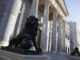 Imagen de archivo de la escalinata de los leones en el Congreso de los Diputados. EFE/ Mariscal