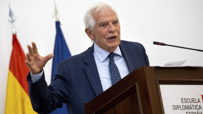 El alto representante de la UE para la Política Exterior y de Defensa, Josep Borrell. EFE/ Daniel González
