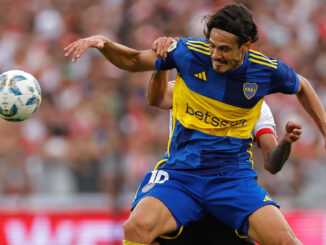 Fotografía de archivo de Edinson Cavani de Boca Juniors. EFE/ Juan Ignacio Roncoroni