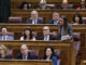 La portavoz de JxCat en el Congreso, Míriam Nogueras (d), interviene durante la sesión de control al Gobierno este miércoles en el Congreso de los Diputados. EFE/ Javier Lizón